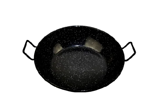 16/18/20/22/24/26/28/30/32/34/36/38cm/40cm Enamel Paella Pan Hot Sale Multi